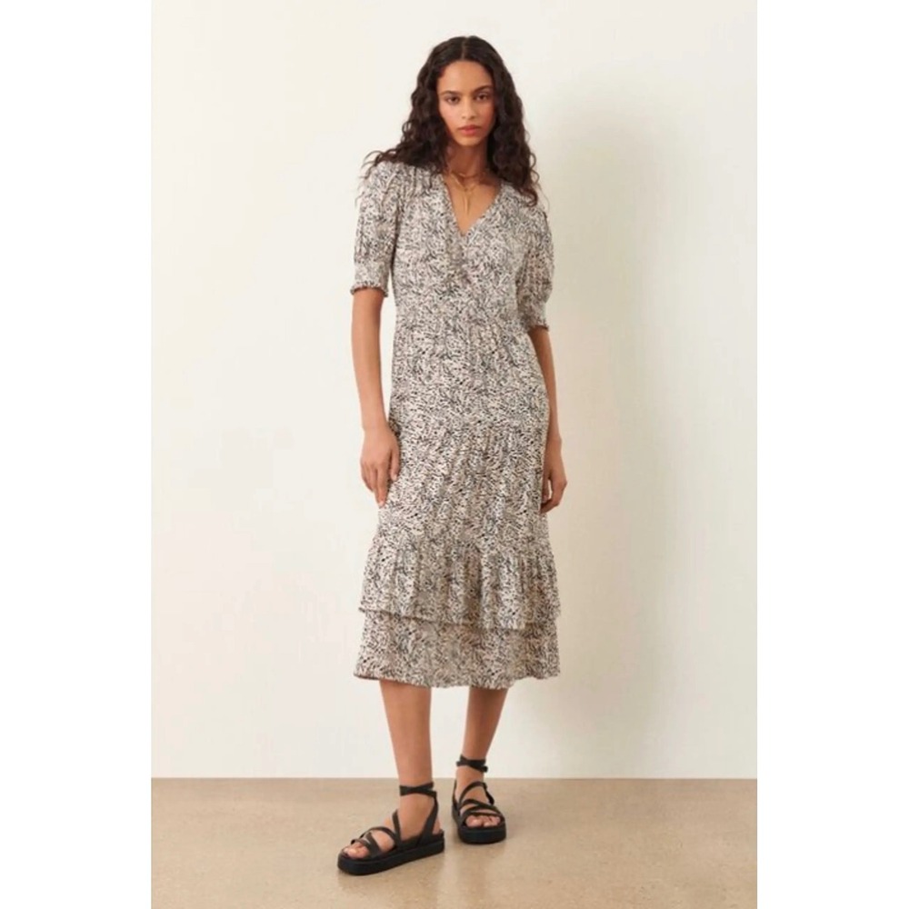 NWT Ba&sh Ivika Midi Dress in Pink Blush Size Medium